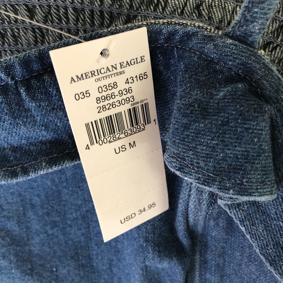 NWT American Eagle Denim Crop Tank - Picture 4 of 4